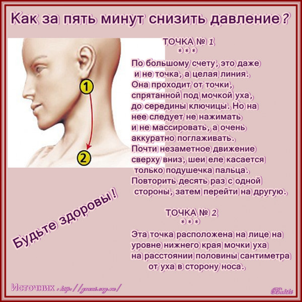 Снизить ад в домашних условиях