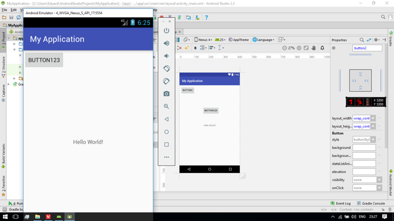 Android studio как сделать кнопку назад Android studio как сделать кнопку назад