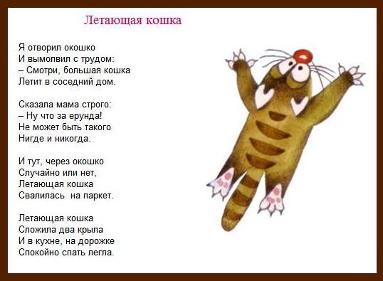 Стих про летающего кота Стих про летающего кота