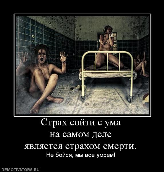 Причины почему люди сходят с ума Причины почему люди сходят с ума