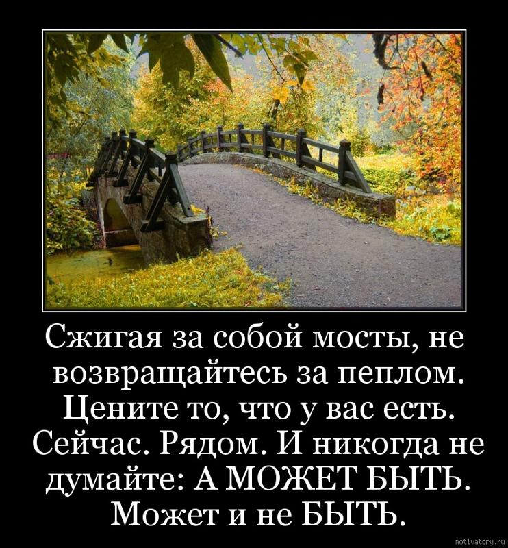 Сжигать мосты цитата Сжигать мосты цитата