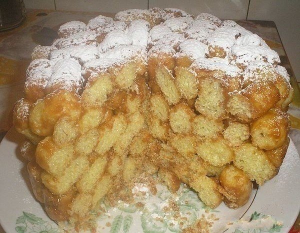 Рецепт с кукурузными палочками и сгущенкой