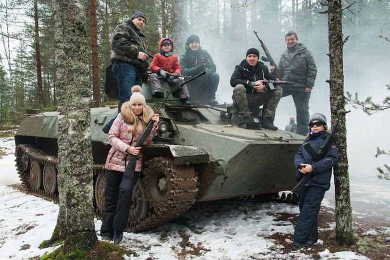 Подарок езда на танке 34