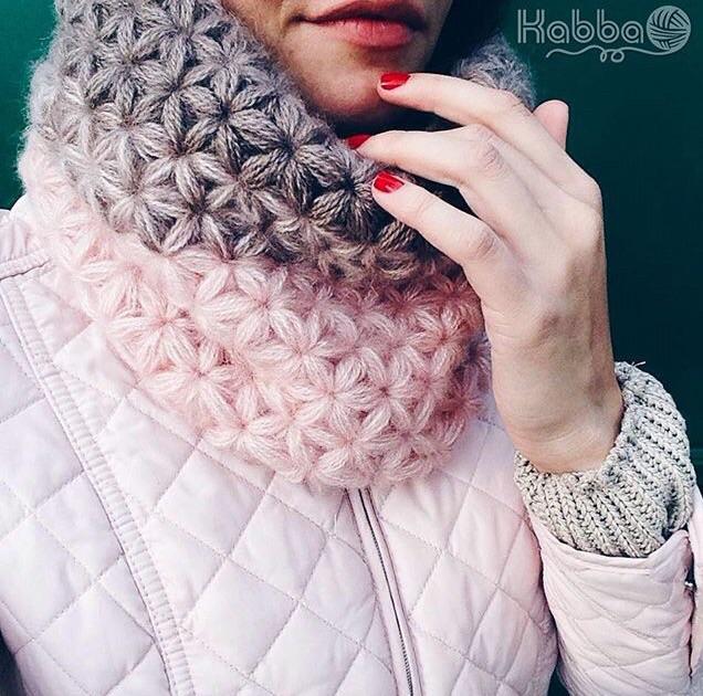 Мк вязание крючком снуд