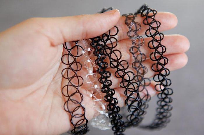 Чокеры из лески Чокеры из лески
