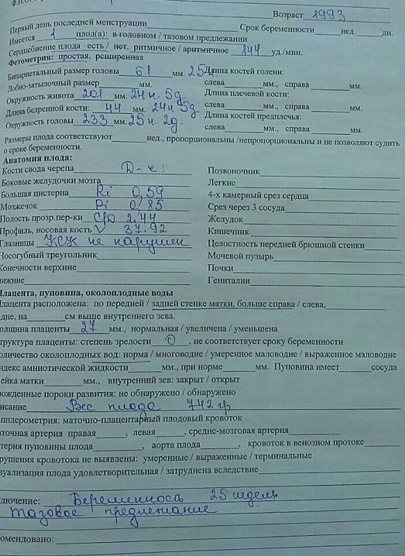 Узи у беременных расшифровка 76