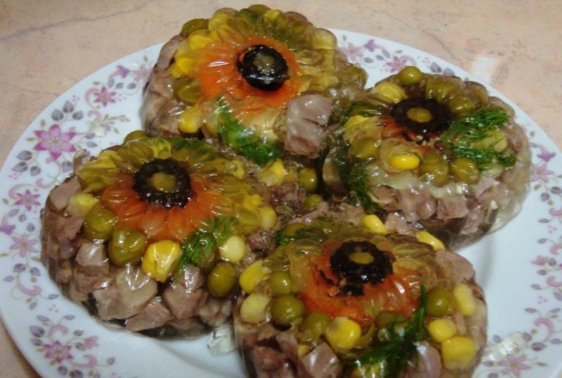 Заливное на праздничный стол рецепты с фото