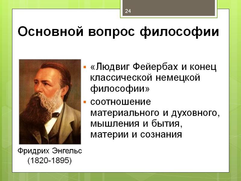 Вопрос об отношении мышления к бытию сформулировал Вопрос об отношении мышления к бытию сформулировал
