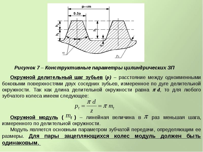 Окружного шага зубьев 37