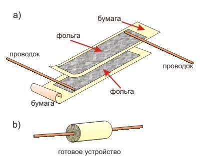 На конденсаторах своими руками