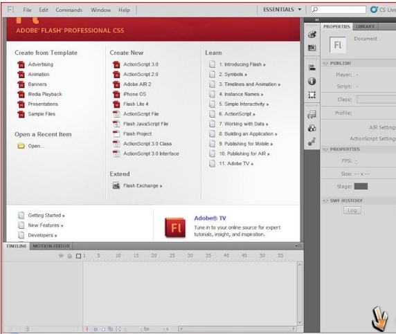 Как создать кнопку в adobe flash professional