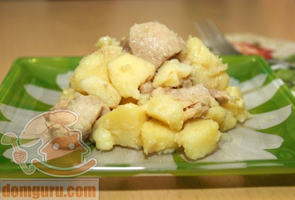 Картошка с курицей и майонезом в мультиварке рецепты