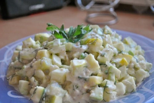 Салат с кабачком рецепт