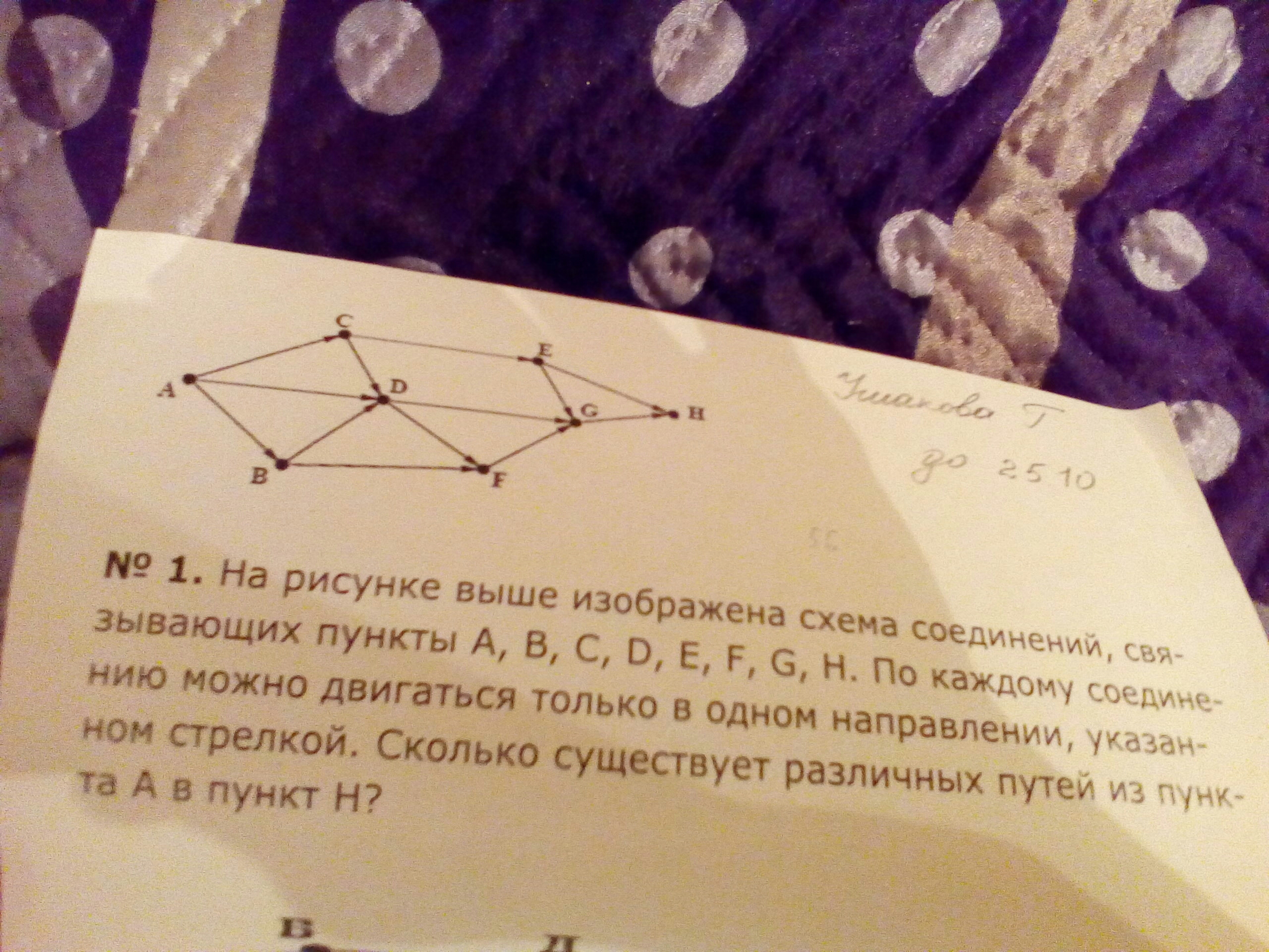 На рисунке схема дороги На рисунке схема дороги