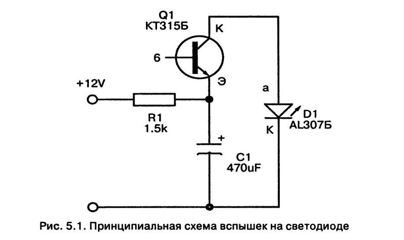 Как сделать мигающий светодиод при звонке Как сделать мигающий светодиод при звонке