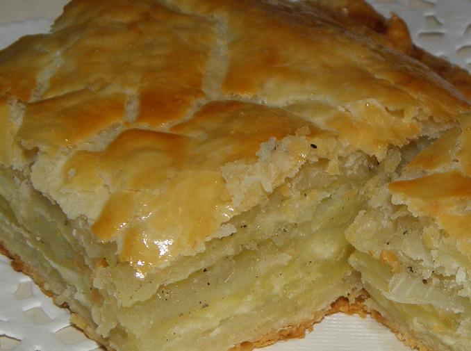 Тесто для пирог с картошкой и луком в духовке рецепт с