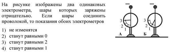 На рисунке изображены два электрометра шары На рисунке изображены два электрометра шары