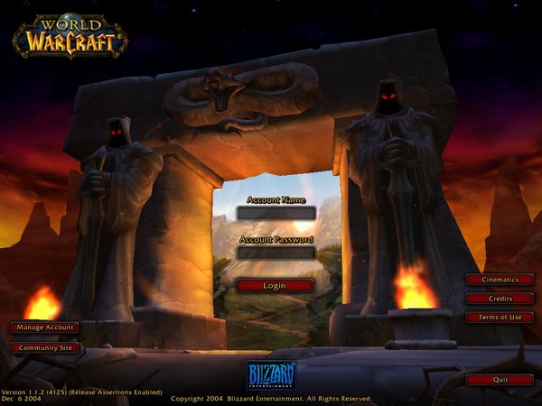 Как создать логин в wow