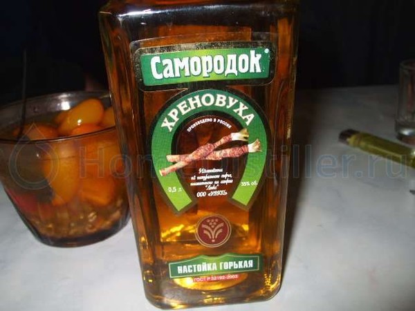 Настойки на хрене рецепт