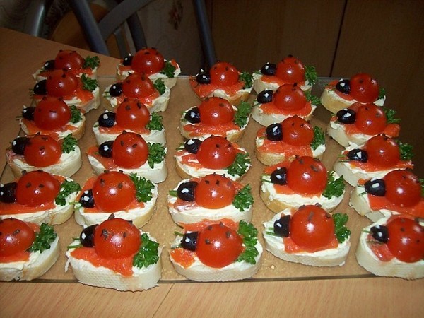 Закуски своими руками с фото