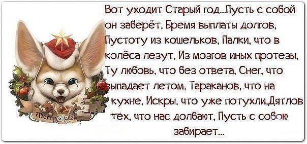 Статусы с юмором в новый год Статусы с юмором в новый год