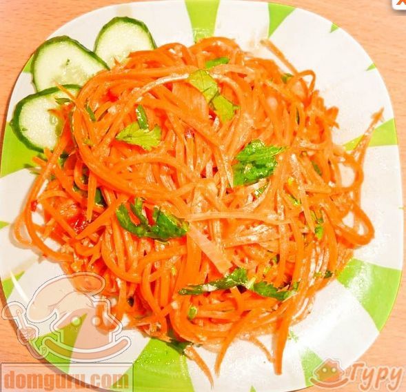 Как сделать салат из морковки по корейски