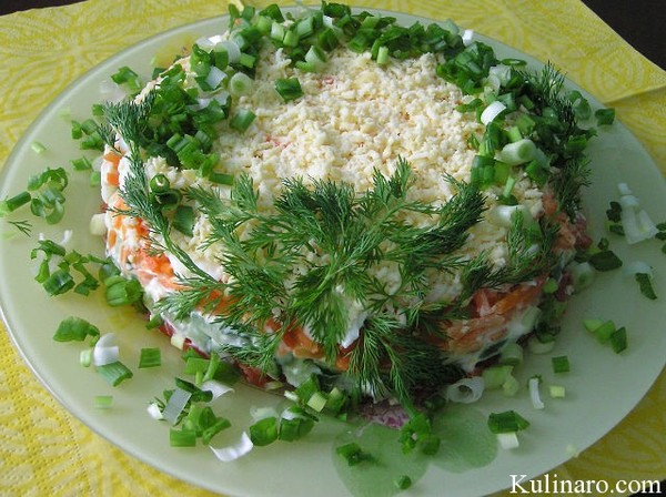Салат с семгой вареной рецепт с очень вкусный с