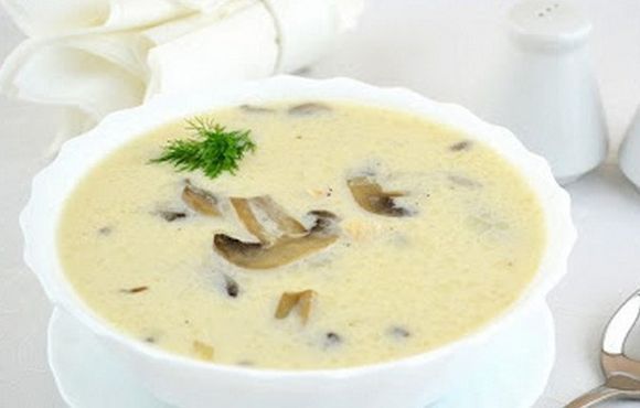 Суп с плавленным сыром и курицей и шампиньонами рецепт с пошагово