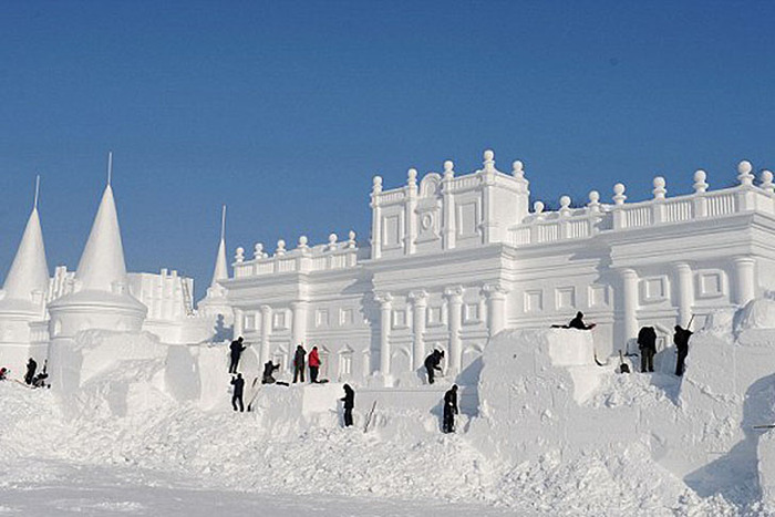Замок из снега Замок из снега