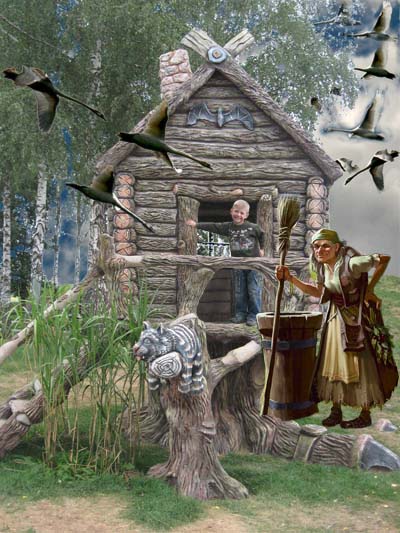 Избушка на курьих ножках и баба яга раскраска Избушка на курьих ножках и баба яга раскраска