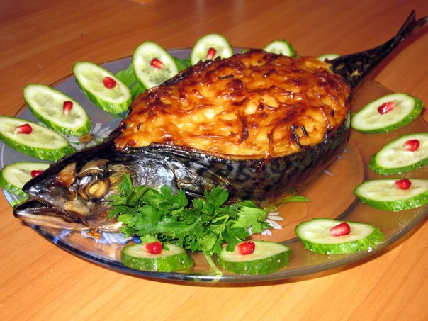 Запечённая скумбрия рецепты
