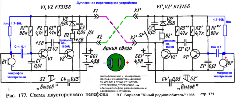Как сделать простое переговорное 219