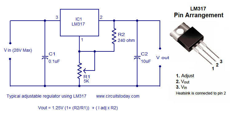 Lm317t стабилизатор тока схема Ответы Mail.ru: регулятор напряжения на lm 317