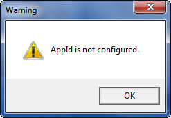 Add is not configured. Add is not configured