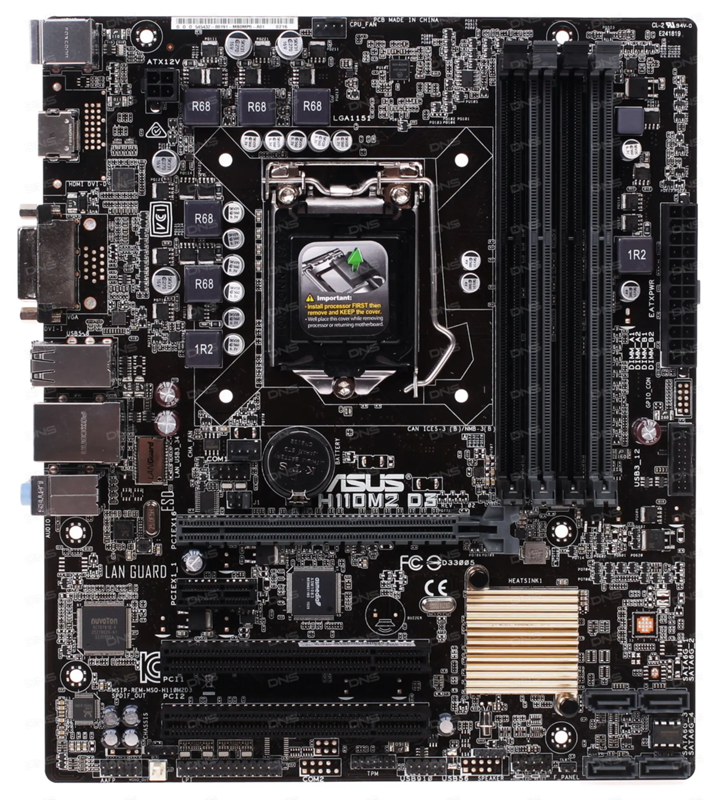 Ответы Mail: Какая mATX материнская плата от ASUS на чипсете H110 имела ...