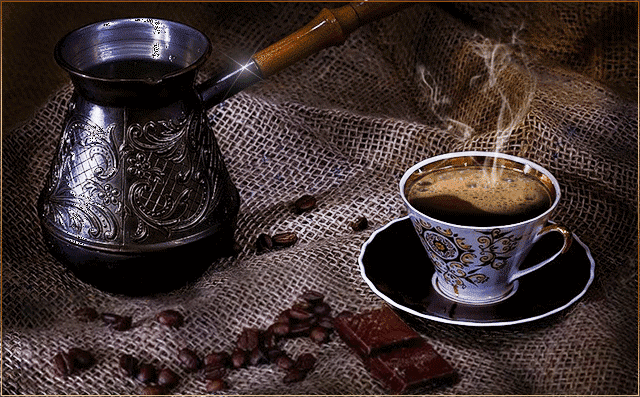 Картинки гифки с кофе