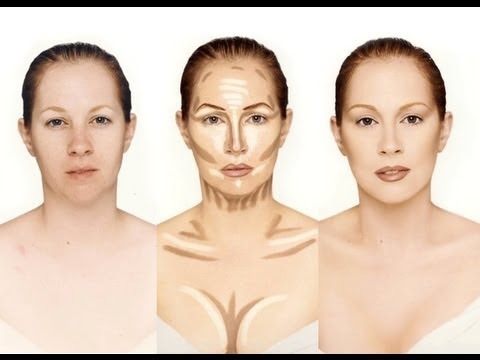 Как с помощью косметики сделать лицо худее фото Как с помощью косметики сделать лицо худее фото