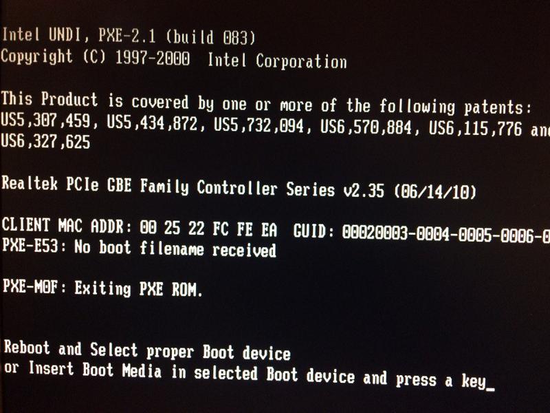 For atheros pcie ethernet controller что это. Check cable connection pxe-mof exiting intel pxe rom на ноутбуке. На ноутбуке intel undi pxe 2. Ноутбук самопроизвольно перезагружается. 1 build 083.
