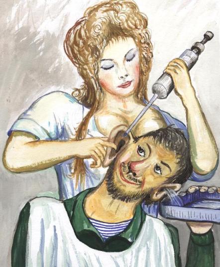 Открытка про ухо, своими руками