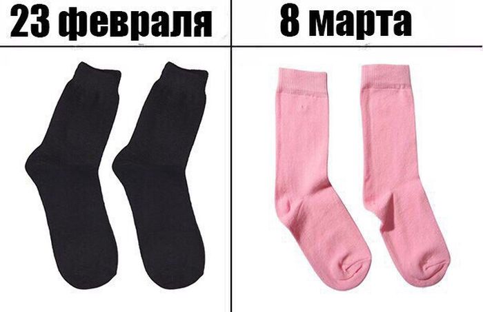 Смешные картинки про носки 23 февраля