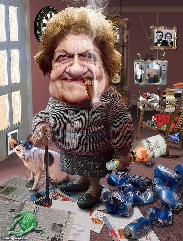 Марта, картинка смешные бабка