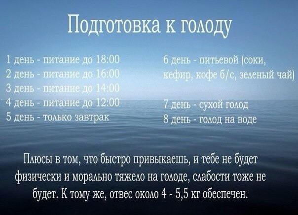 буду если не могу голодать Может человек
