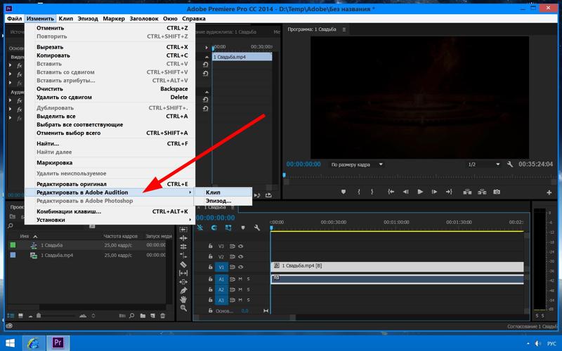 Из видео в аудио. Звуковые дорожки в адоб премьер. Аудио дорожки в адоб премьер про. Звук для фотошопа. Как убрать звук в премьер про.