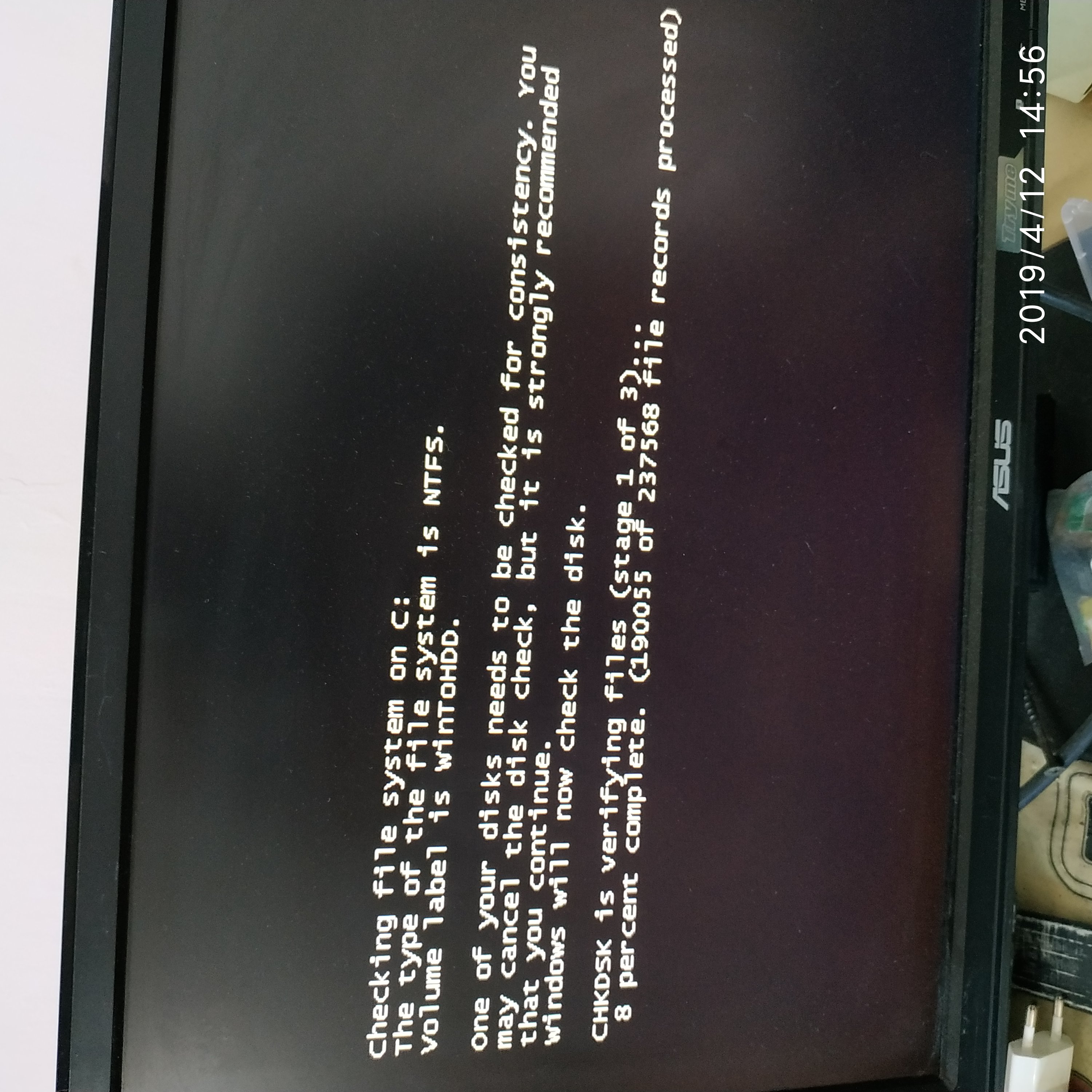 Now check the disk. The you continue. Checking file system on c the type of the file system is ntfs что это. Now check the disk. Windows now check the disk.