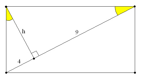 Перпендикуляр на диагональ диагональ прямоугольника. Высота опущенная на сторону треугольника. Высота прямоугольника. Как найти сторону опущенную к высоте. Высота из прямого угла прямоугольного треугольника.