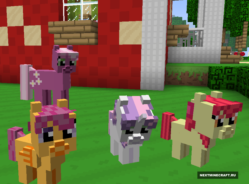 Мод на милых животных. My little pony майнкрафт. пони мод на майнкрафт. мод на питомцев. милые питомцы в майнкрафте.
