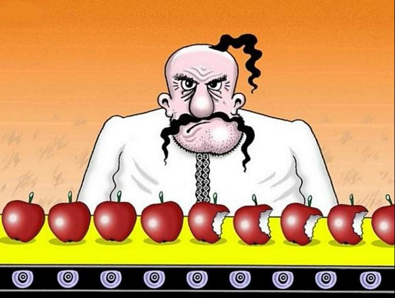 Прикольная открытка с хохлом, юмором