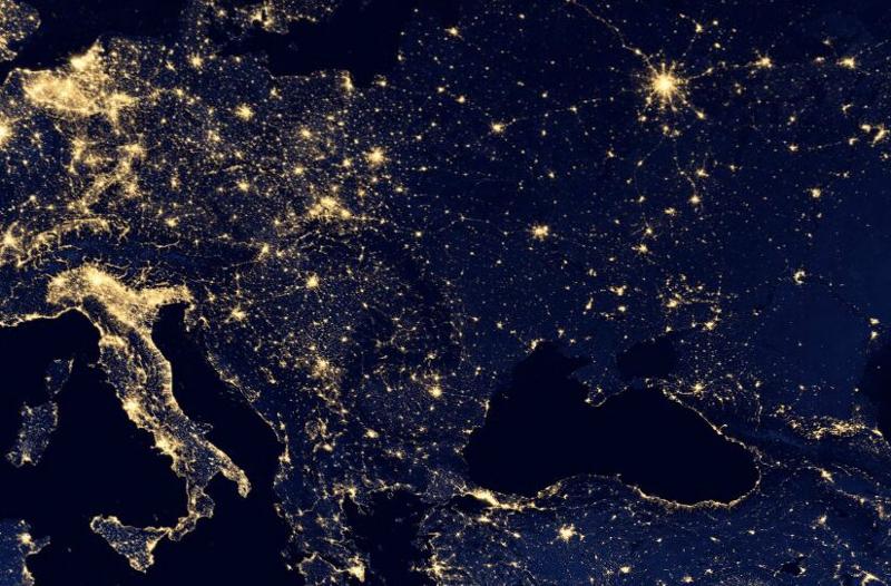 Как выглядит россия из космоса