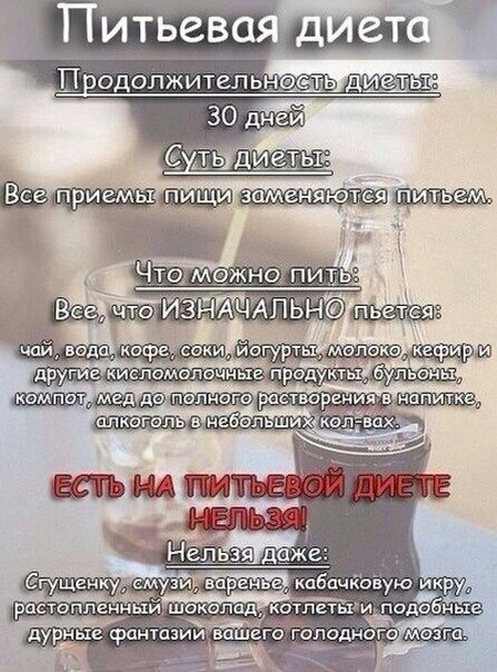 Выход Из Водяной Диеты.