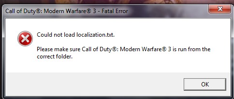 Ошибка please make sure. Error в игре дорс. ошибка please make sure call of duty modern warfare 3 is run from the correct folder. как переводится на русский please make sure call of duty:modern warfare 3 is run from the correct folder.